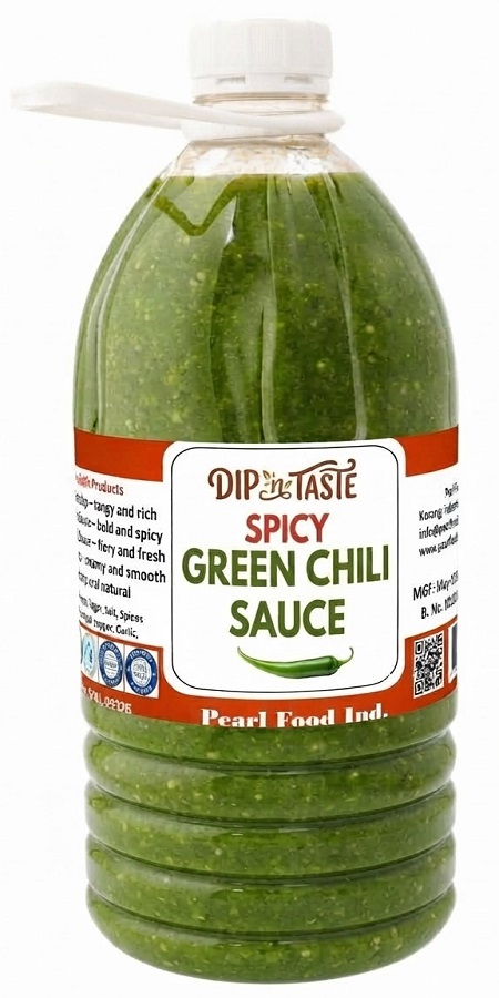 Green Chilli Sauce — illustrative packaging